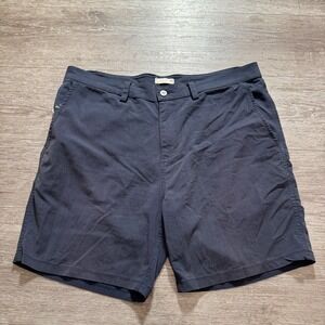 Tasc Shorts Mens 35 Blue Bamboo Golf Tailored Fit Performance Athletic 7" Casual